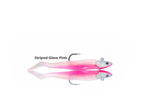Pandora Sayori Shad 8 Cm 12 Gr Striped Glow Pink Silikon Yem