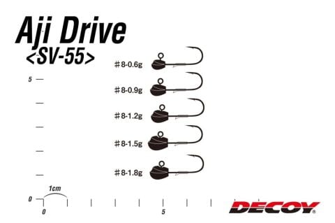 Decoy SV-55 Aji Drive Jighead