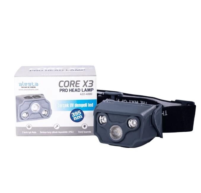 Alesta Core x3 Pro Head Lamp 3 Işık Kafa Lambası