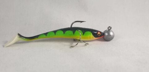 Daiwa Duckfin Shad Firetiger Modifiyeli 9cm 17gr