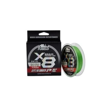 Fubelo  Braid Line 8x 0.18mm  11.3 kg  İp Misina