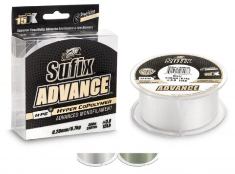 Sufix Advance 0.25mm 150mt Beyaz Monofilament Misina