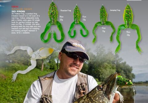 SG 3D JUMPİNG FROG 11 CM 12G F GREEN