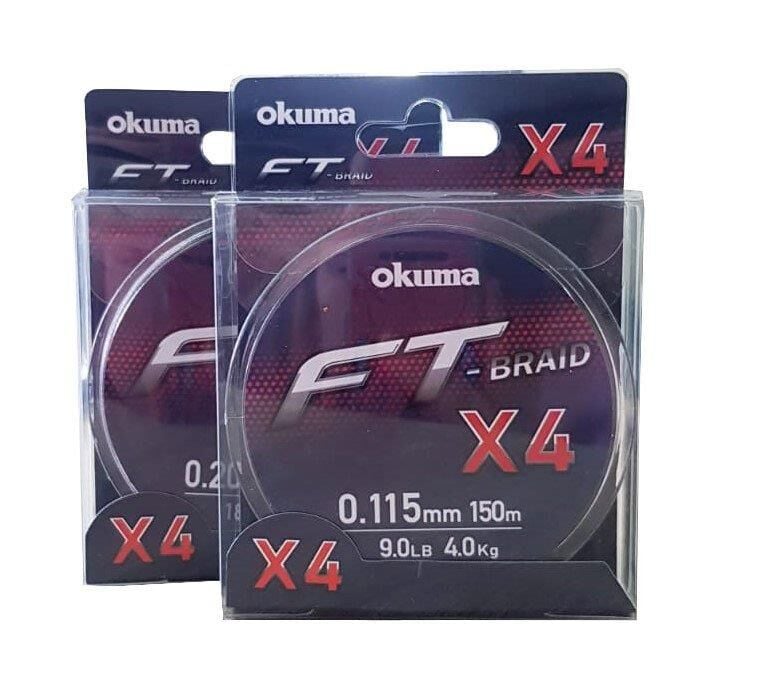 Okuma Ft-*4 Braided Line 150 mt Grey Örgü İp Misina