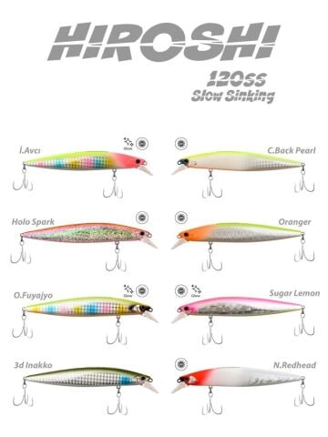 Fujin Hiroshi 120mm 21gr Slow Sinking Maket Balık