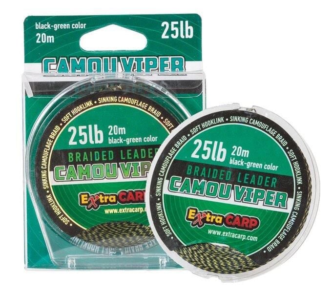 Extra Carp Camou Viper 20m 25lb Köstek İpi