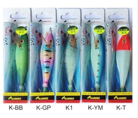 Kardez Squid Jig Glow 10cm 13,60gr Kalamar Zokası