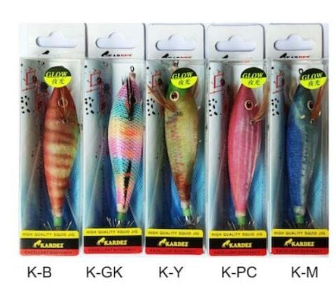 Kardez Squid Jig Glow 10cm 13,60gr Kalamar Zokası