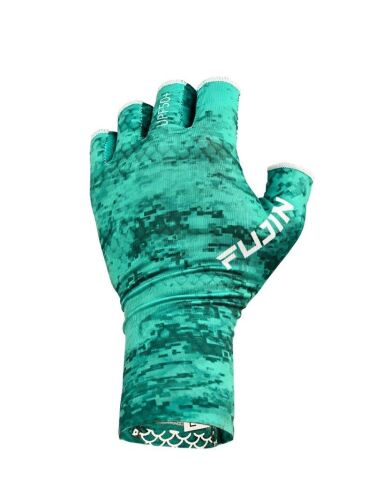 Fujin Pro Angler Summer Gloves Green ( M/ L)