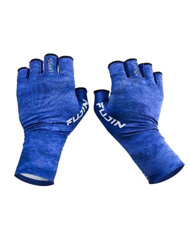 Fujin Pro Angler Summer Gloves Blue (L/XL)