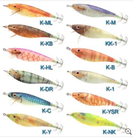 Kardez Squid Jig Glow 10cm 10,15gr Kalamar Zokası