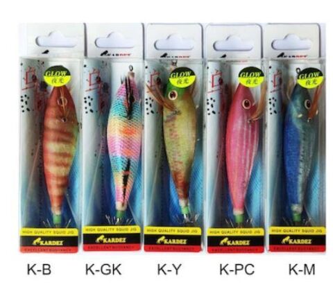 Kardez Squid Jig Glow 10cm 10,15gr Kalamar Zokası