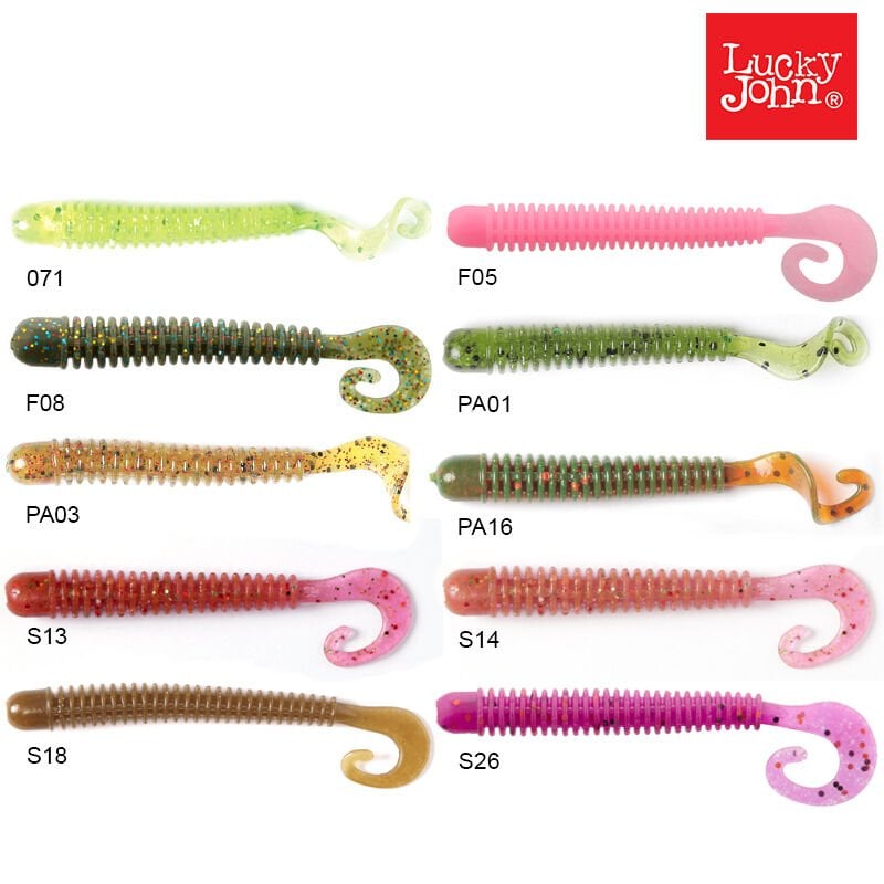 Lucky John Ballist 3.3'' 8.38 cm 8P Silikon Yem