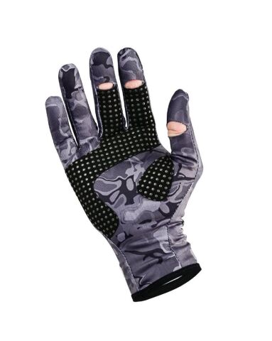 Fujin Pro Angler Winter Gloves Black Camo (L/XL)