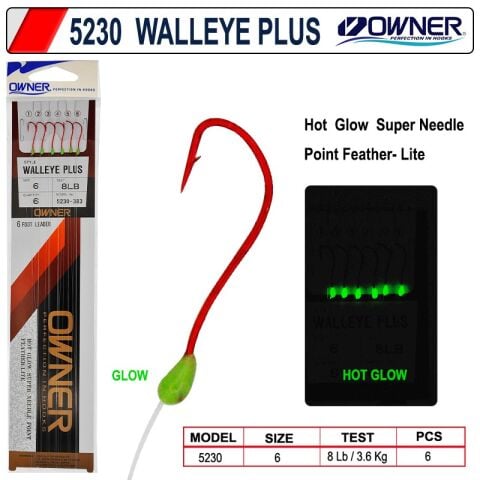 Owner 5230 Ghost Leader Walleye  Plus No : 2 Hazır Takım