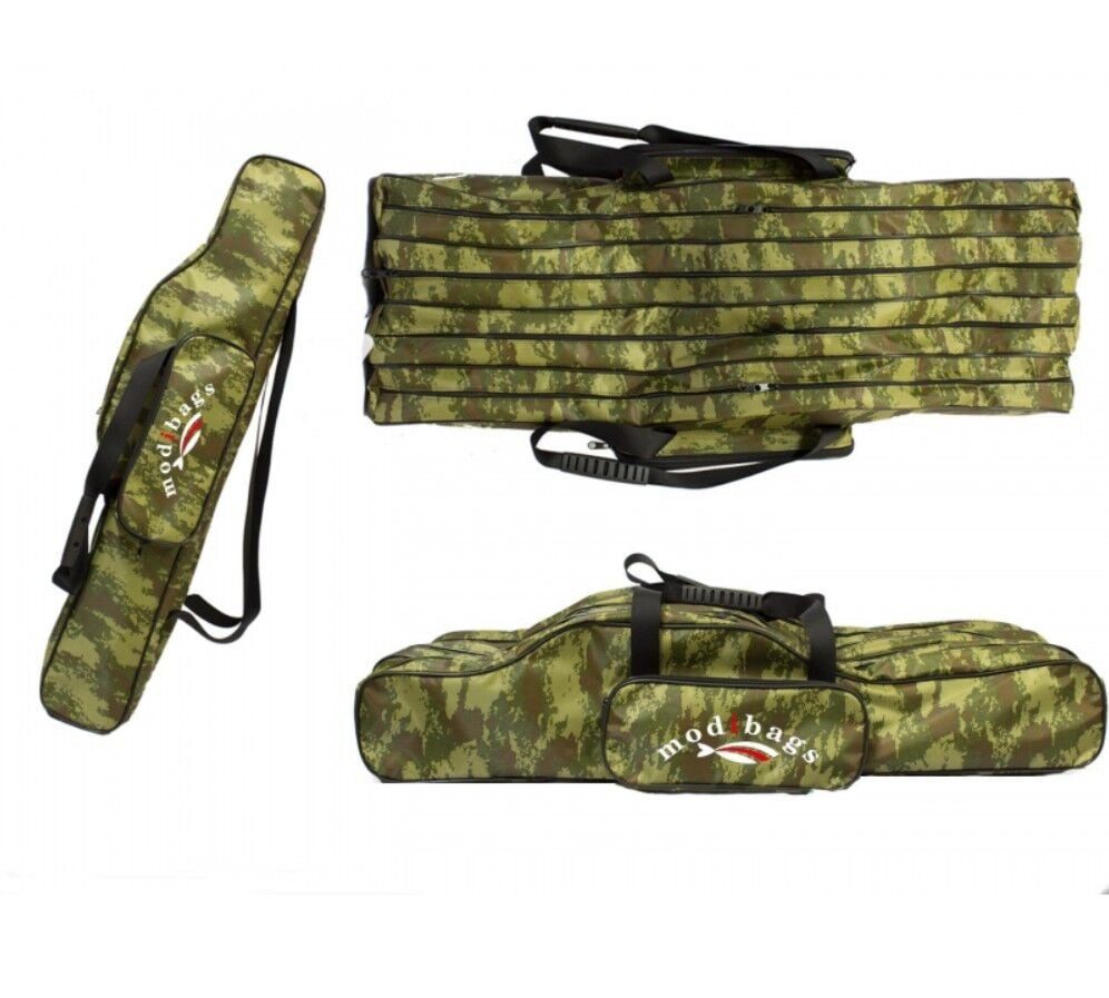 Modibags 100cm 4 Gözlü Kamuflaj Olta Çantası