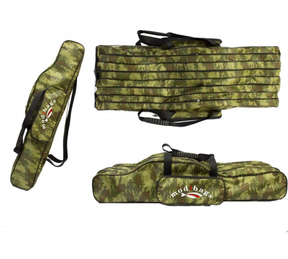 Modibags 100cm 4 Gözlü Kamuflaj Olta Çantası