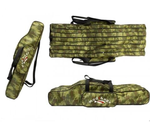 Modibags 100cm 4 Gözlü Kamuflaj Olta Çantası
