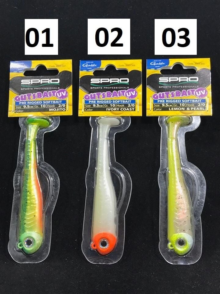 Spro Gutsbait UV Softbait 9.5cm 10 gr