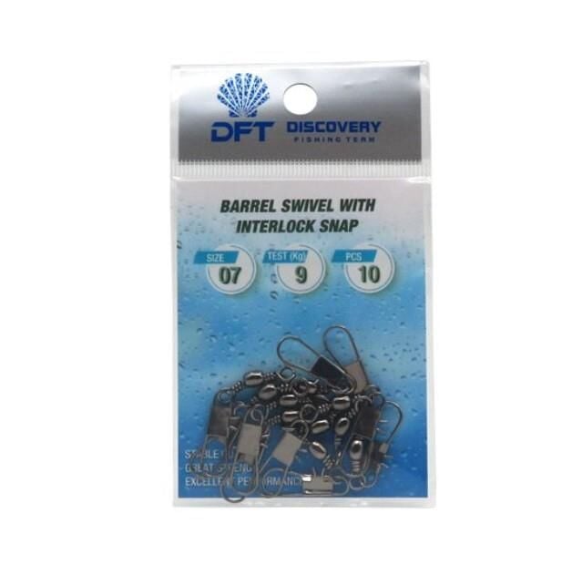 DFT Klipsli Fırdöndü - Siyah No:7 (10ad)