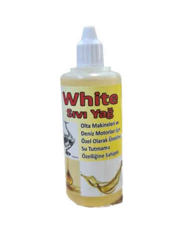 White Sıvı Olta Makinesi Bakım Yağı 100 ml