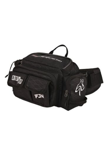 Fujin AjiGo Bel Çantası Black - Balıkçı Çantası