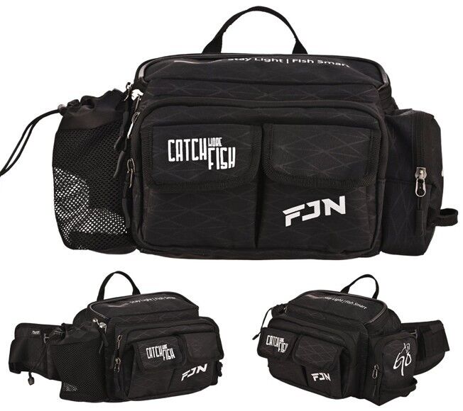 Fujin AjiGo Bel Çantası Black - Balıkçı Çantası