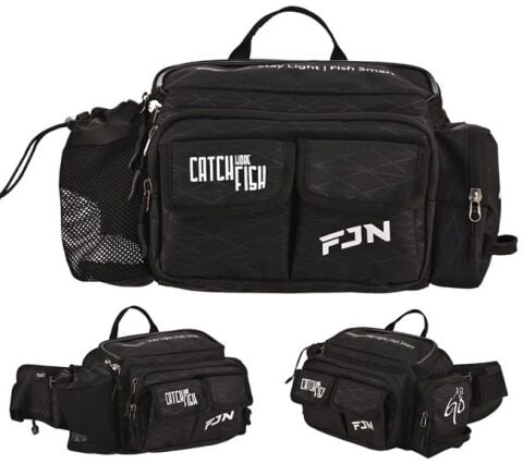 Fujin AjiGo Bel Çantası Black - Balıkçı Çantası