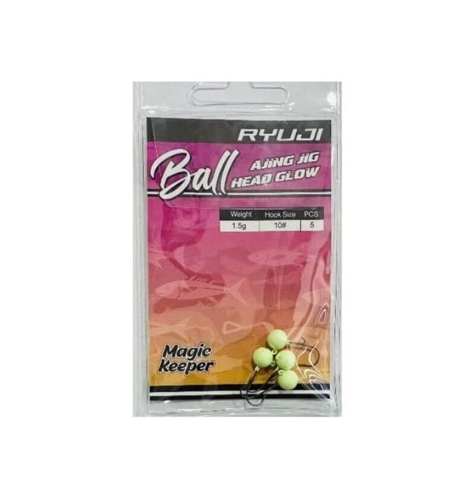 Ryuji Ball Ajing Glow Jighead