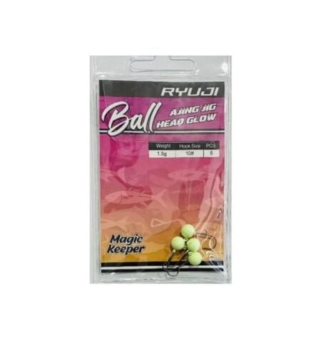 Ryuji Ball Ajing Glow İğne No 10 Jighead