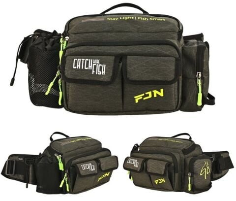 Fujin AjiGo Bel Çantası Khaki - Balıkçı Çantası