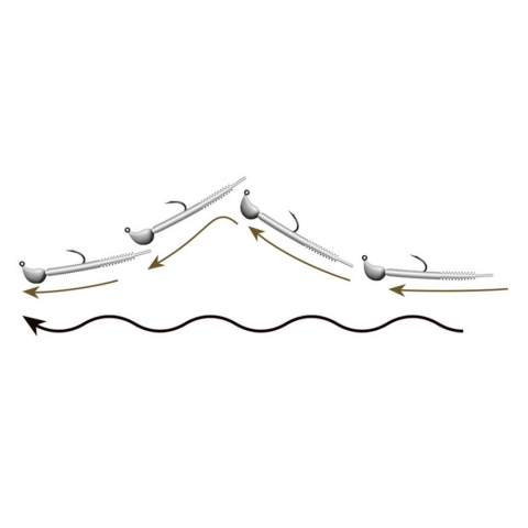 Junglegym J301  Carousel Jig Head 0.6 g (5AD)