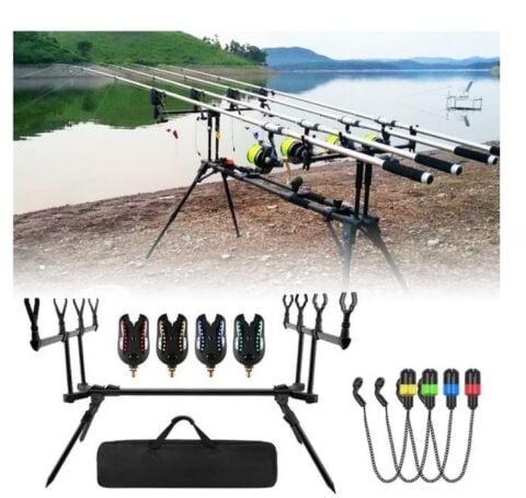 Captain 7646 Carp Sehpa Alarm Swinger 4lü Combo SET