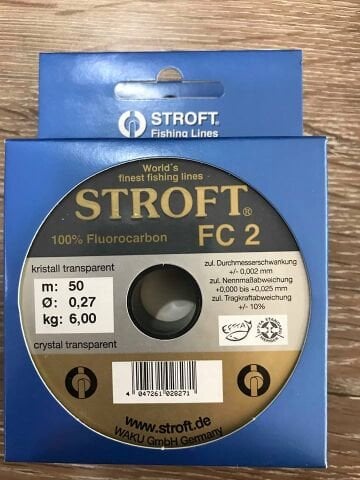 Stroft Fc2 50 Metre Fluorocarbon Misina