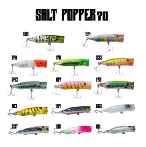 Fujin Salt Popper 70mm 9.5gr Su Üstü Maket Balık