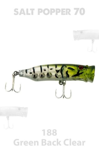Fujin Salt Popper 70mm 9.5gr Su Üstü Maket Balık