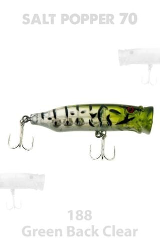 Fujin Salt Popper 70mm 9.5gr Su Üstü Maket Balık