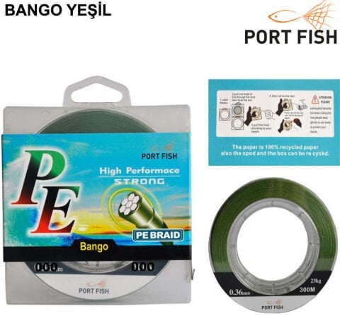 Port Fish Wily 0.16 mm 4 kat Örgü 150mt