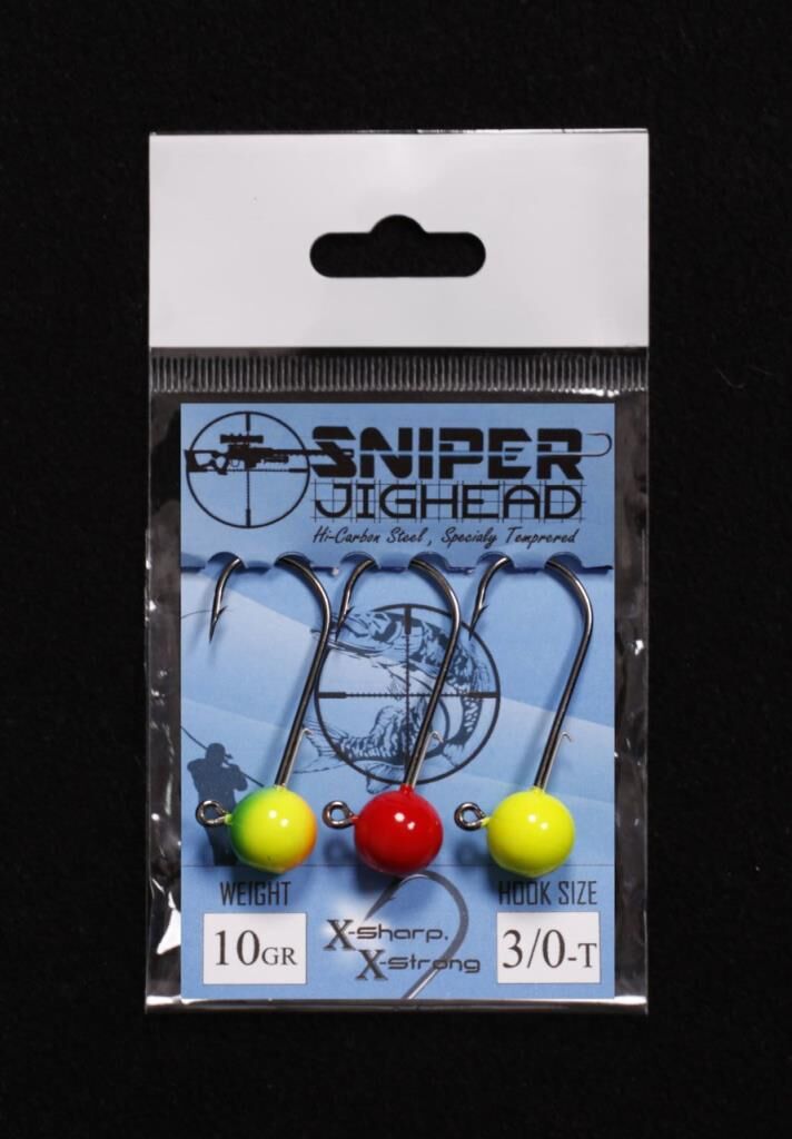 Sniper Telli Jighead Mix Kafa 15gr 3/0 iğne
