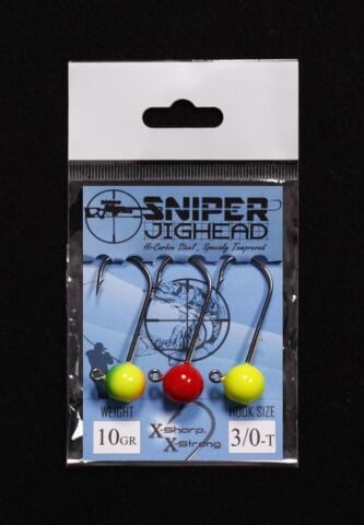 Sniper Telli Jighead Mix Kafa 15gr 3/0 iğne