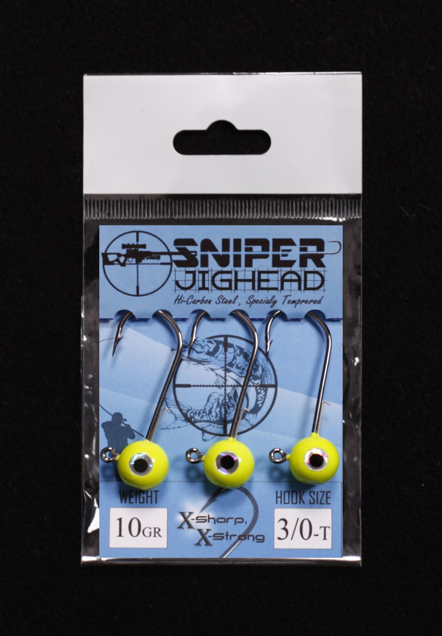 Sniper   Jighead Sarı Gözlü 10gr 3/0 iğne