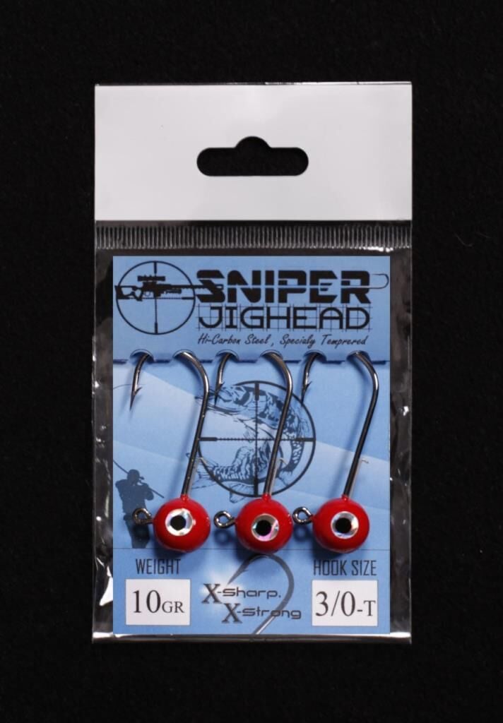 Sniper Jighead Kırmızı Gözlü 15gr 3/0 iğne
