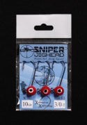 Sniper Telli Jighead Kırmızıı Gözlü 10gr 3/0 iğne