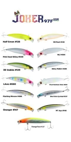 Fujin Joker 97mm 13.7gr SSR Floating Maket Balık