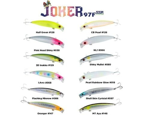 Fujin Joker 97mm 13.7gr SSR Floating Maket Balık