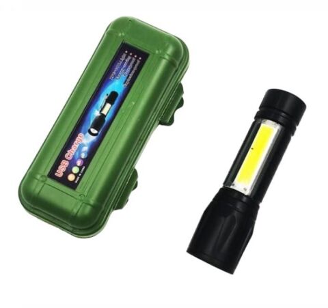 Gold Orion  3 Kademeli Mini Led  El feneri Kutulu Şarjlı