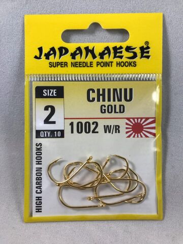 Japanese 1002 W/R Chinu Gold Delikli İğne