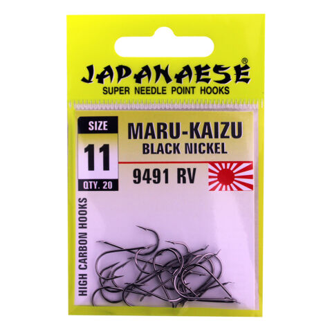 Japanese 9491 RV Maru Kaizu Black Nikel İğne