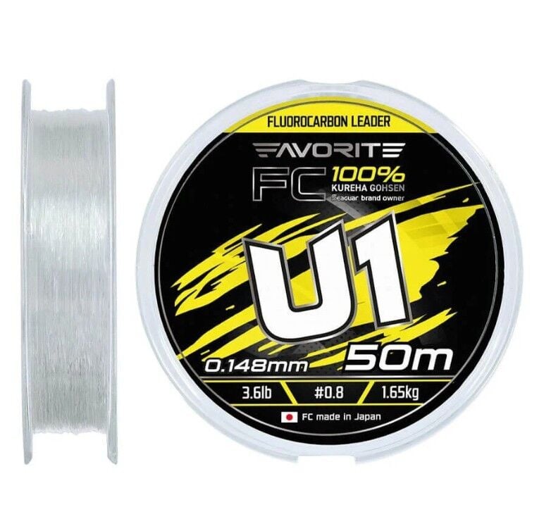 Favorite U1 Fluorocarbon 50 Mt Lider Misina