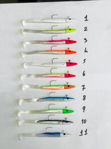 Marwell Jigheadli Silikon Yem 13cm 13gr